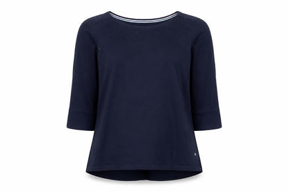 Womens UK Size M Sandwich Blue Tunic Blouse