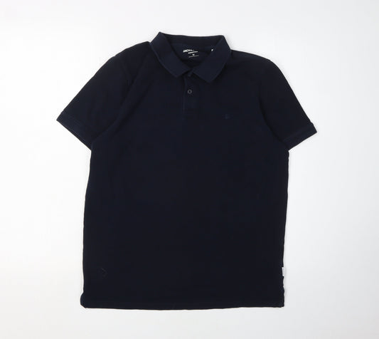 Jack & Jones Men's Blue Polo Shirt, Size M