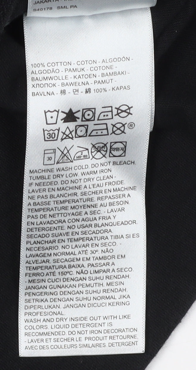 Levi's Men's Black M Graphic Print T-Shirt Crew Neck