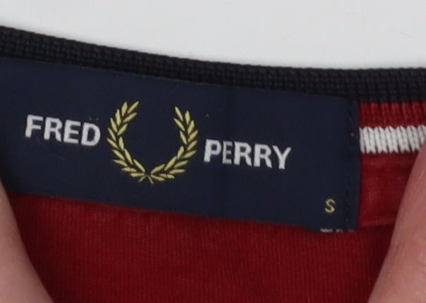 Mens UK Size S Fred Perry Red  T-Shirt