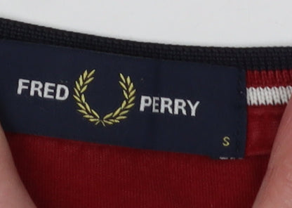 Mens UK Size S Fred Perry Red  T-Shirt