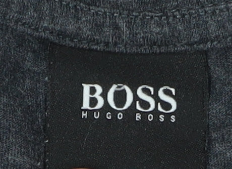 Mens UK Size L HUGO BOSS Grey  T-Shirt