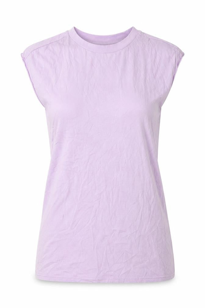Unisex Adults UK Size S Another Influence Purple Basic T-Shirt