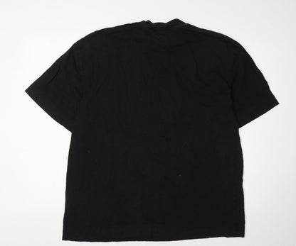 Mens UK Size 2XL COLLUSION Black  T-Shirt