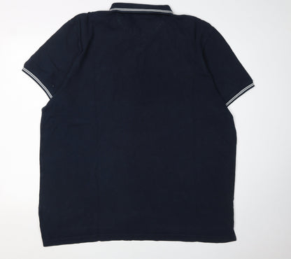 American Eagle Men's Blue 2XL Polo Shirt - Casual Wear