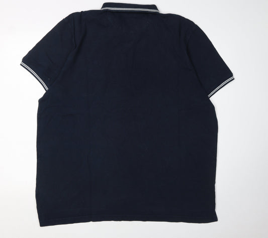 American Eagle Men's Blue 2XL Polo Shirt - Casual Wear