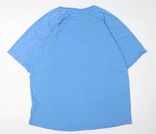 Mens UK Size L Donnay Blue  T-Shirt