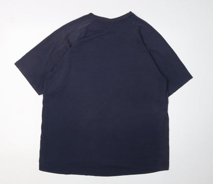 Mens UK Size L Donnay Blue  T-Shirt