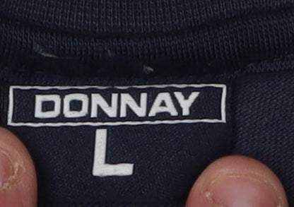 Mens UK Size L Donnay Blue  T-Shirt