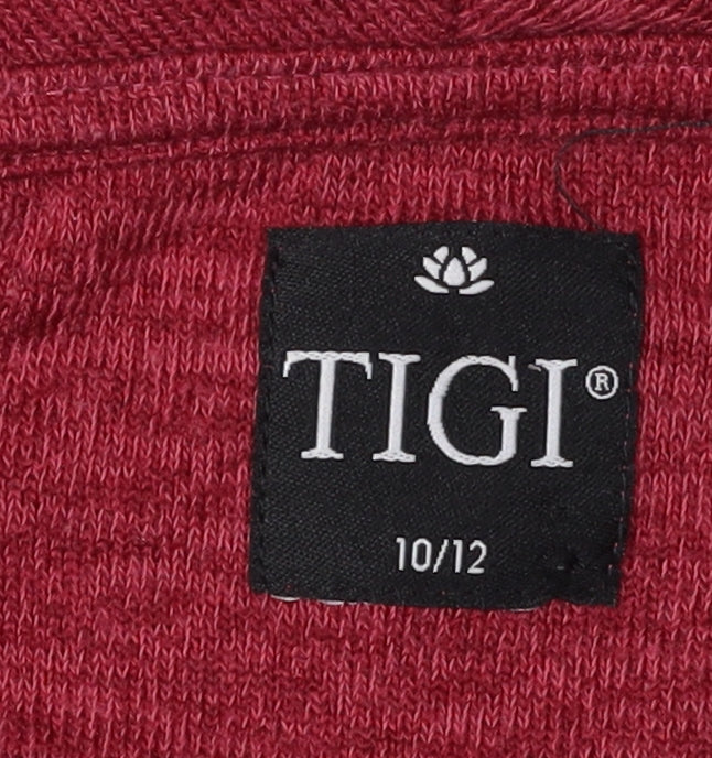 Womens UK Size 10 TIGI Red Pullover Jumper