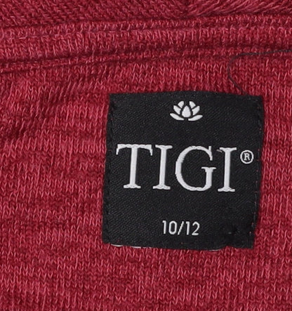 Womens UK Size 10 TIGI Red Pullover Jumper