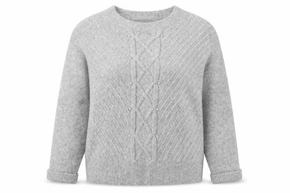 Womens UK Size 10 Dorothy Perkins Grey Pullover Jumper