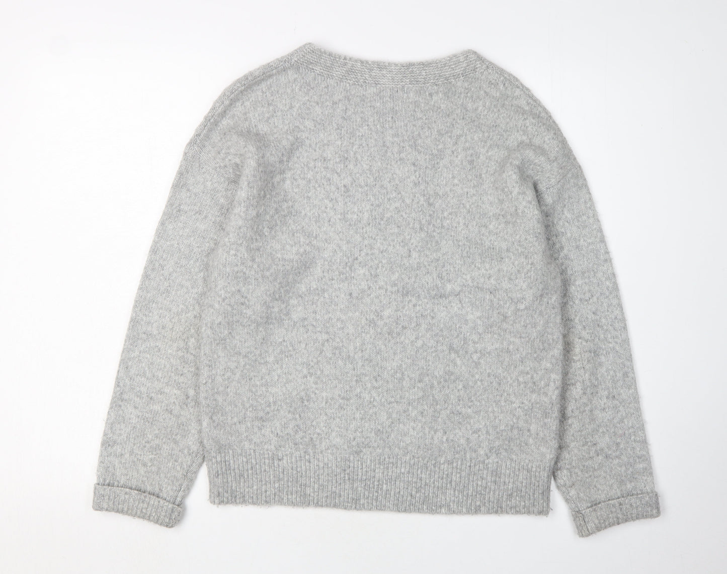 Womens UK Size 10 Dorothy Perkins Grey Pullover Jumper