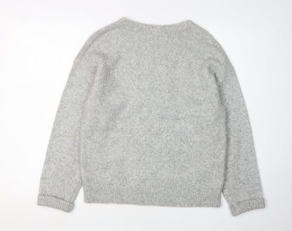 Womens UK Size 10 Dorothy Perkins Grey Pullover Jumper