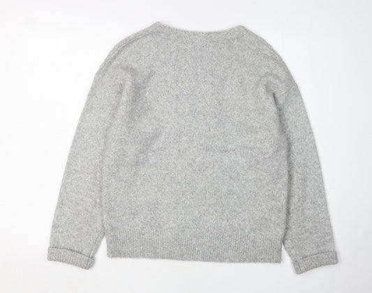 Womens UK Size 10 Dorothy Perkins Grey Pullover Jumper