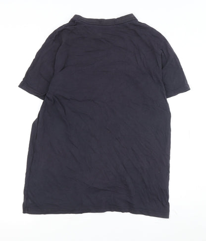 Mens UK Size M Fred Perry Blue  T-Shirt