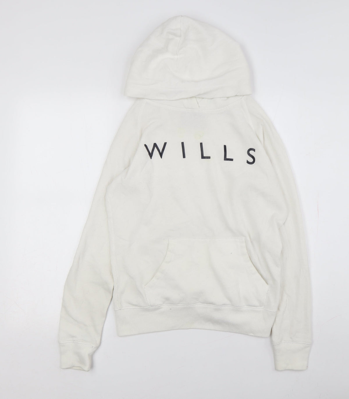 Womens UK Size 10 Jack Wills Ivory Pullover Hoodie