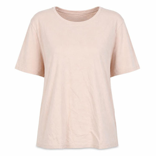 Womens UK Size 18 Capsule Beige Basic T-Shirt