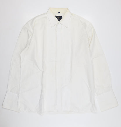 Scott & Taylor Men's White Formal Dress Shirt 17