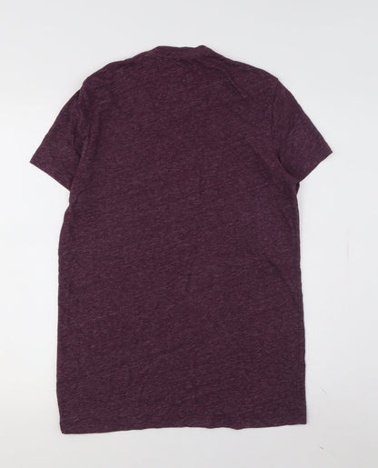 Jack Wills Unisex Purple Slim Fit T-Shirt S Jersey