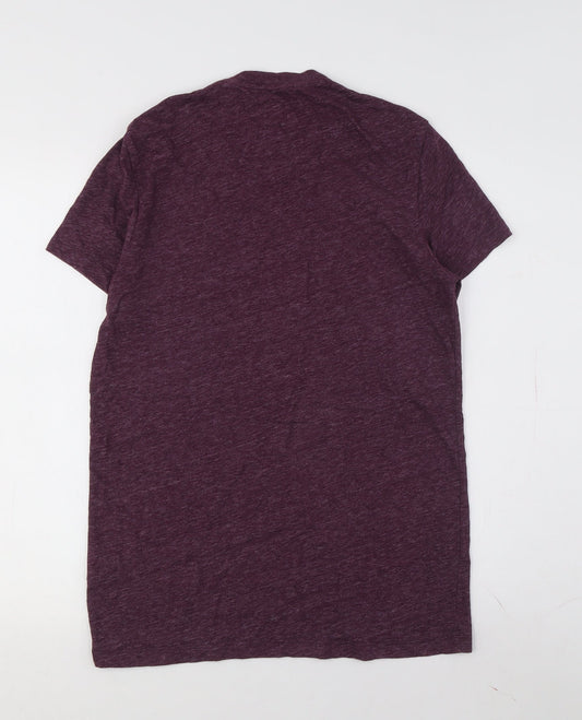 Jack Wills Unisex Purple Slim Fit T-Shirt S Jersey
