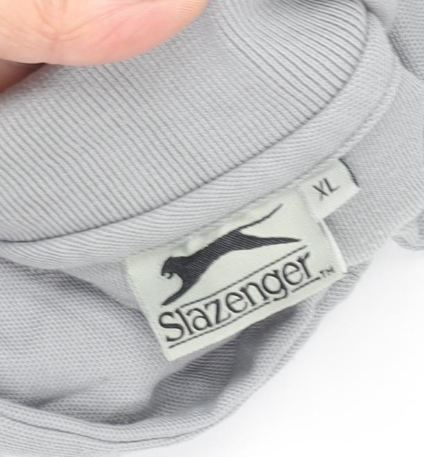 Slazenger Men's Grey XL Polo Shirt Casual