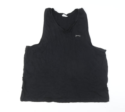 Slazenger Men’s Black Sleeveless T-Shirt 2XL