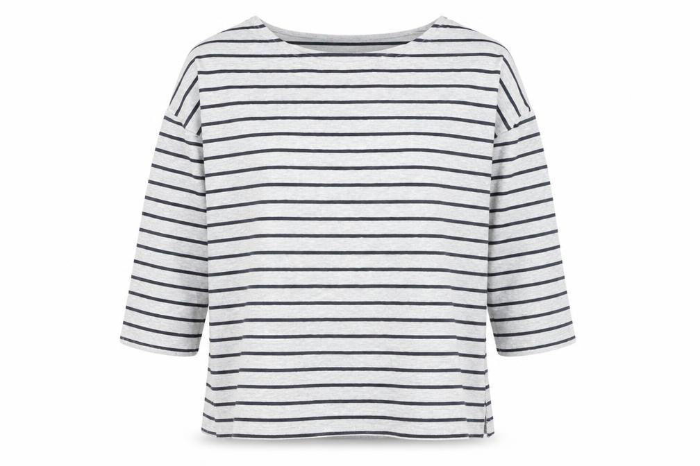 Womens UK Size S French Connection Grey Basic T-Shirt