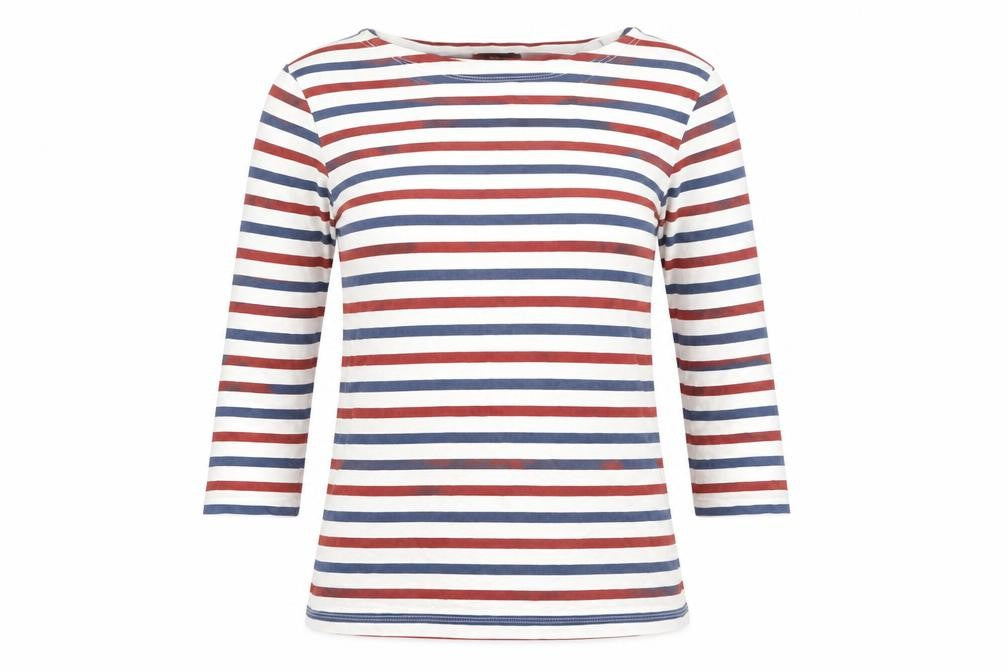 Womens UK Size XS J.CREW Multicoloured Basic T-Shirt