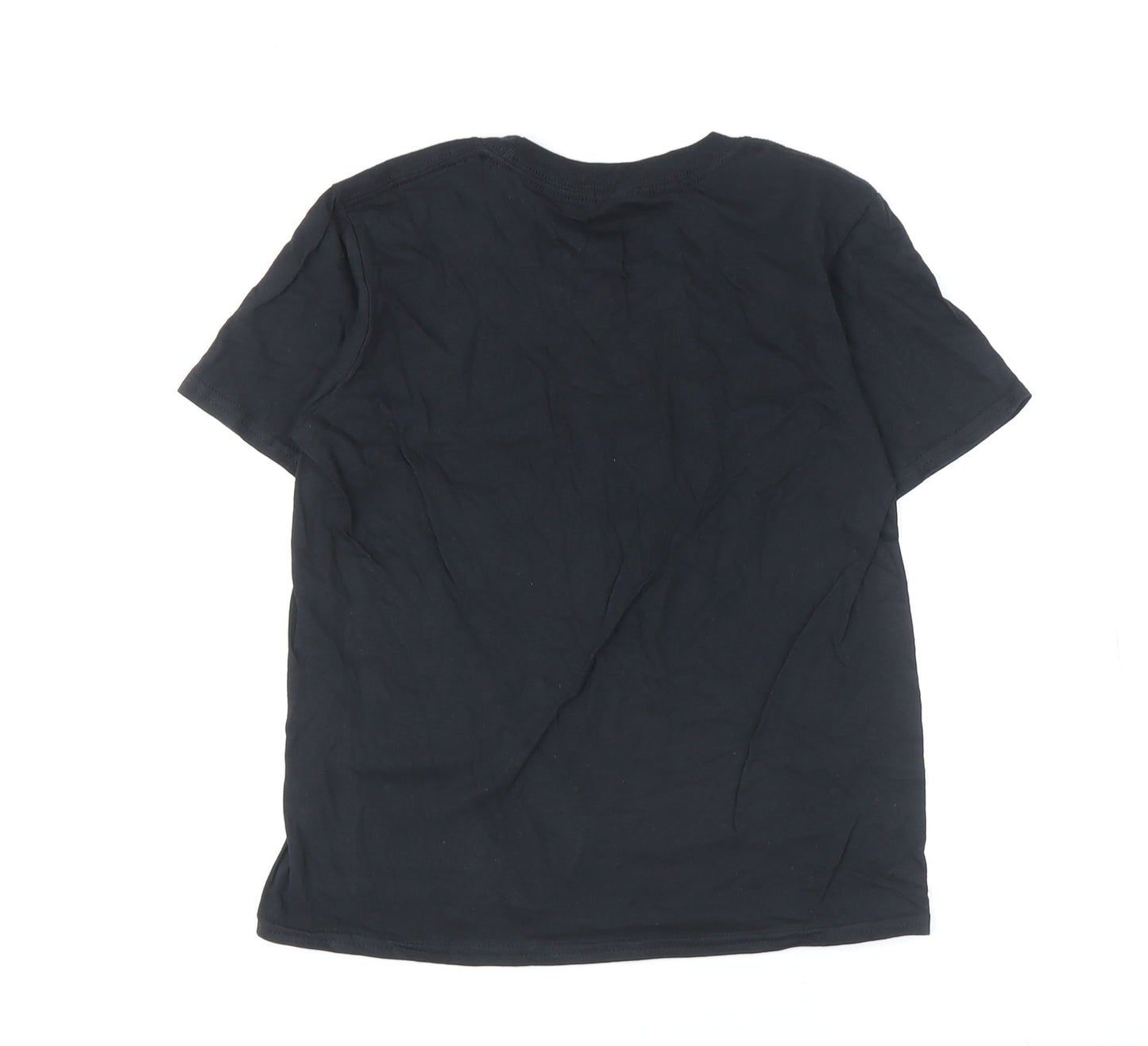 UFC Boys Black Cotton T-Shirt 7-8 Years with Logo, New