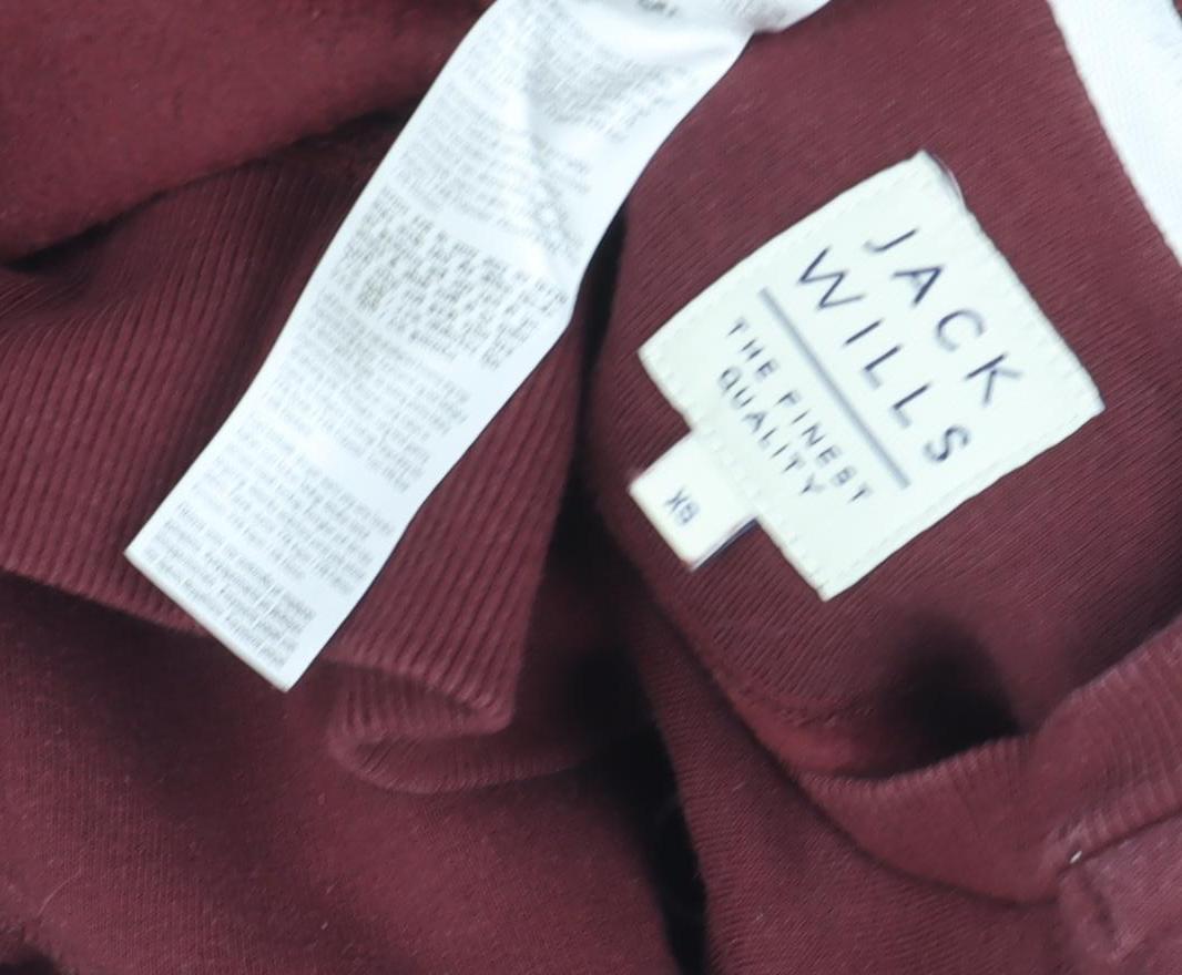Mens UK Size XS Jack Wills Red Pullover Sweatshirt