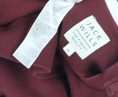Mens UK Size XS Jack Wills Red Pullover Sweatshirt