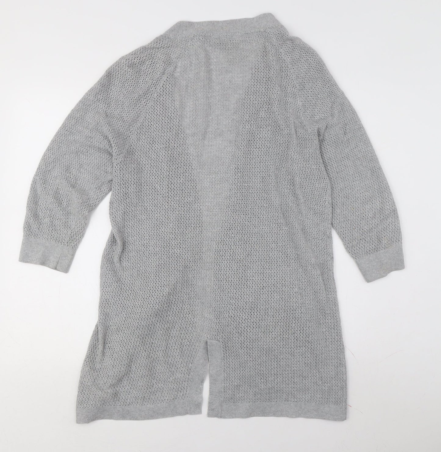 Womens UK Size 10 FatFace Grey Cardigan Jumper