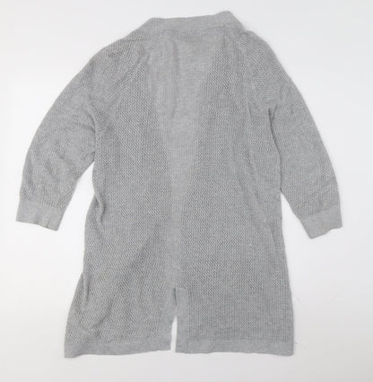 Womens UK Size 10 FatFace Grey Cardigan Jumper