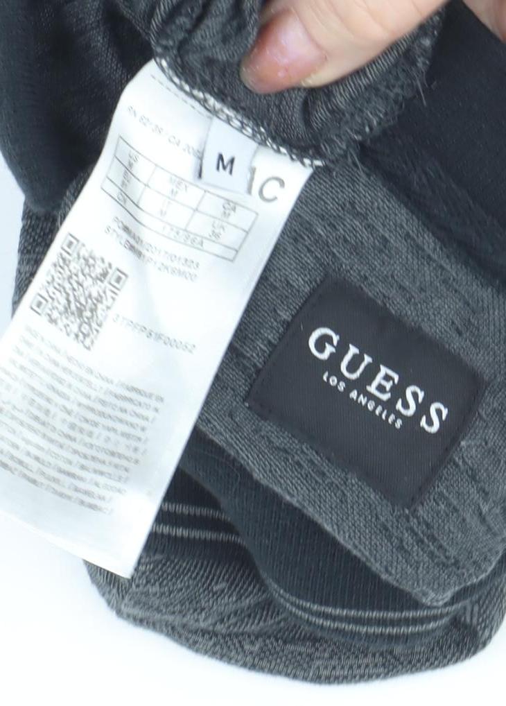 GUESS Men's Grey Short Sleeve Polo Shirt Size M