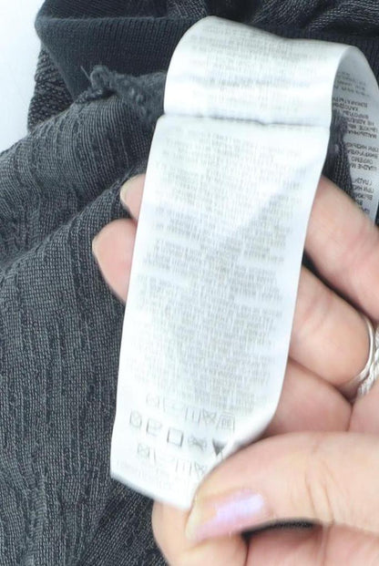 GUESS Men's Grey Short Sleeve Polo Shirt Size M