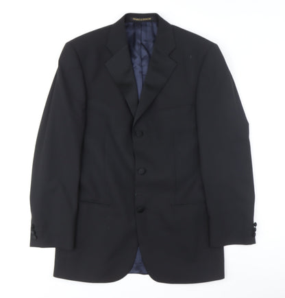 Mens UK Size 38 Marks and Spencer Regular Black Suit Jacket