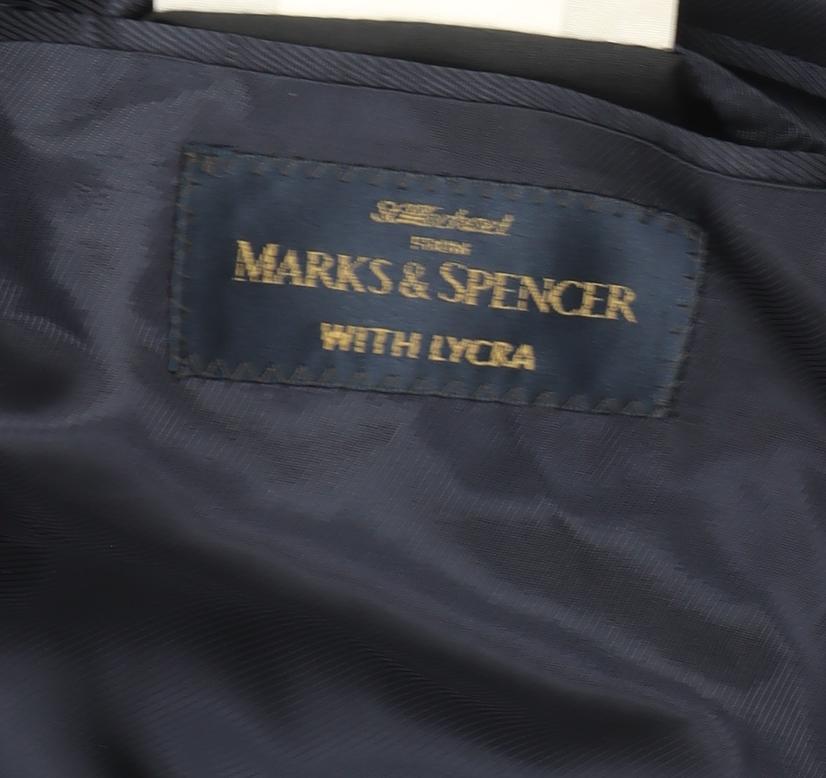Mens UK Size 38 Marks and Spencer Regular Black Suit Jacket