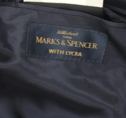 Mens UK Size 38 Marks and Spencer Regular Black Suit Jacket