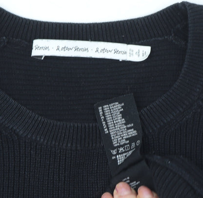 Other Stories Women's Black Pullover Jumper, S
