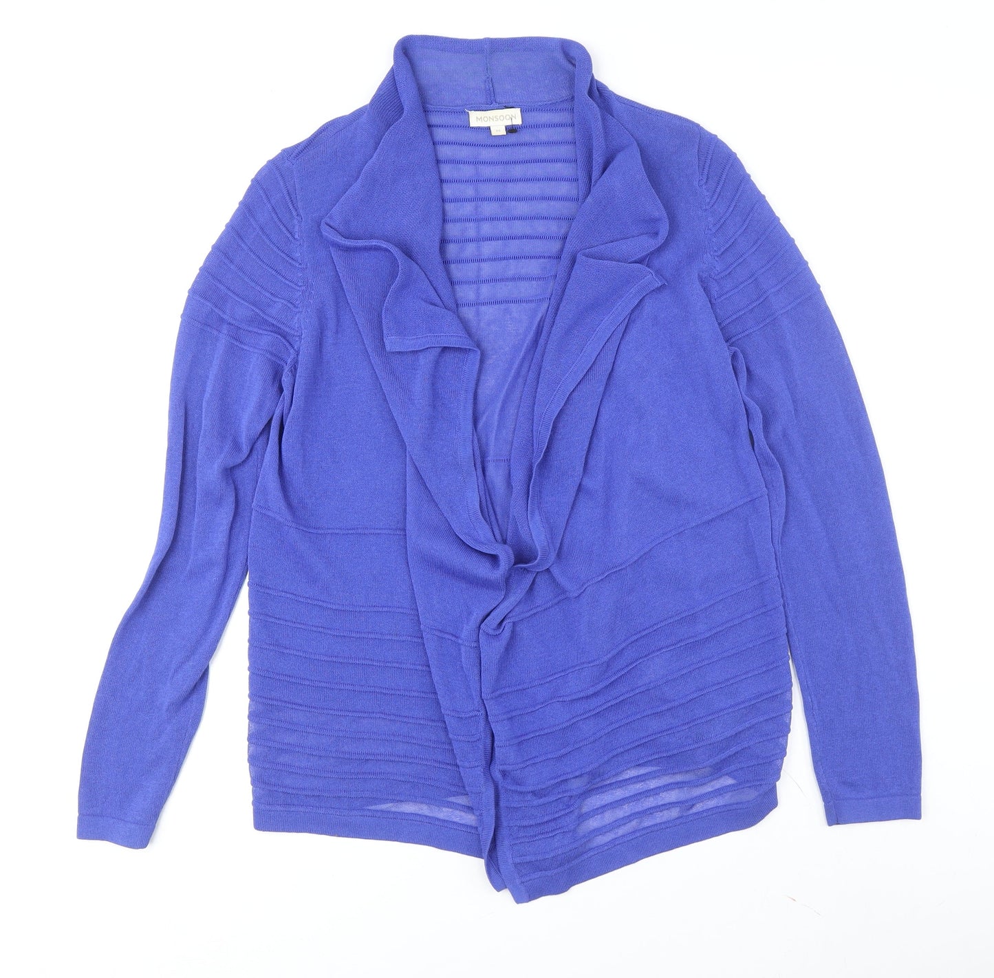 Womens UK Size M Monsoon Purple Cardigan Jumper
