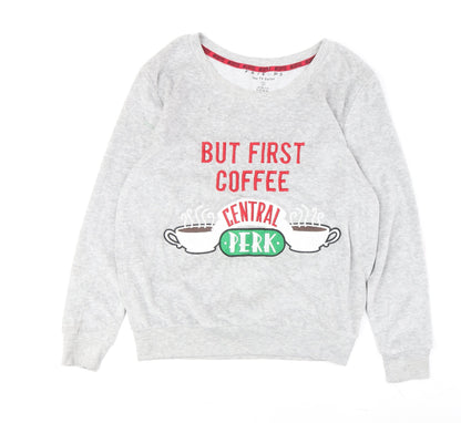 Womens UK Size S Friends Grey  Sweatshirt