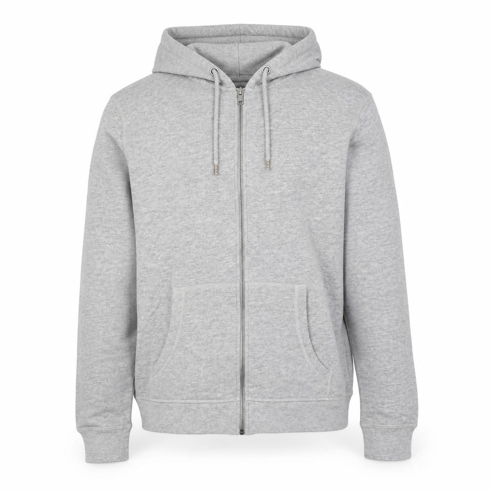 Mens UK Size S Red Herring Grey Full Zip Hoodie