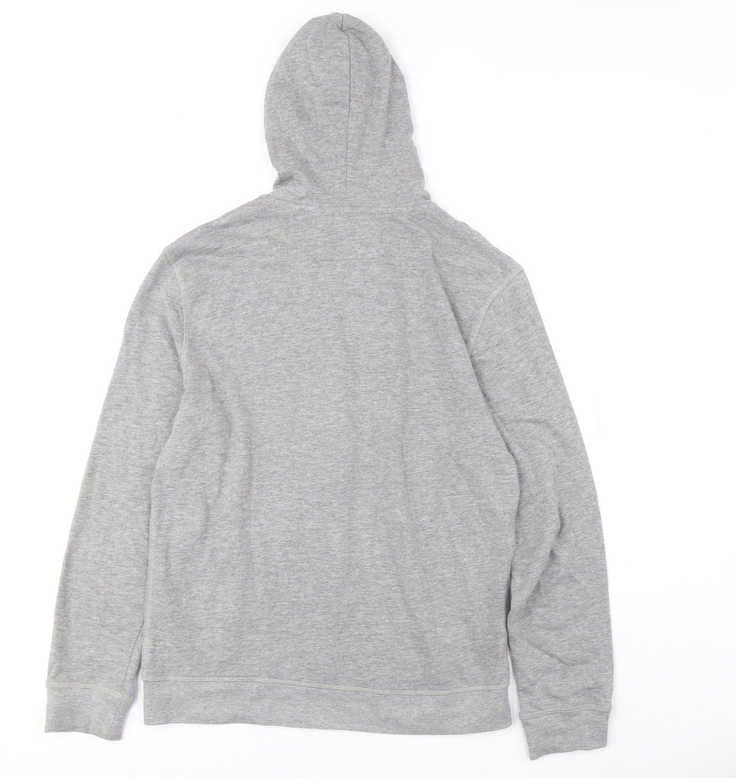 Mens UK Size S Red Herring Grey Full Zip Hoodie