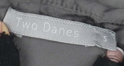 Two Danes Women's Grey Sleeveless Midi Shift Dress, S