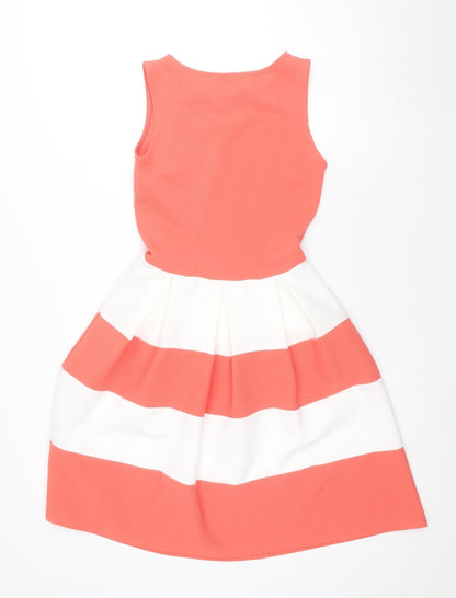 Cameo Rose Women's Multicoloured Fit & Flare Dress Size 8