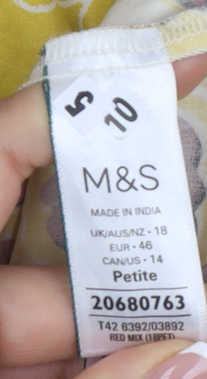 Marks and Spencer Women's Multicoloured Geometric Dress