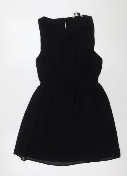 Look Women's Black A-Line Dress Size 10
