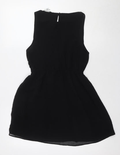 Look Women's Black A-Line Dress Size 10