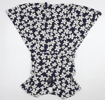 Club L Women's Blue Floral Skater Dress Size 10